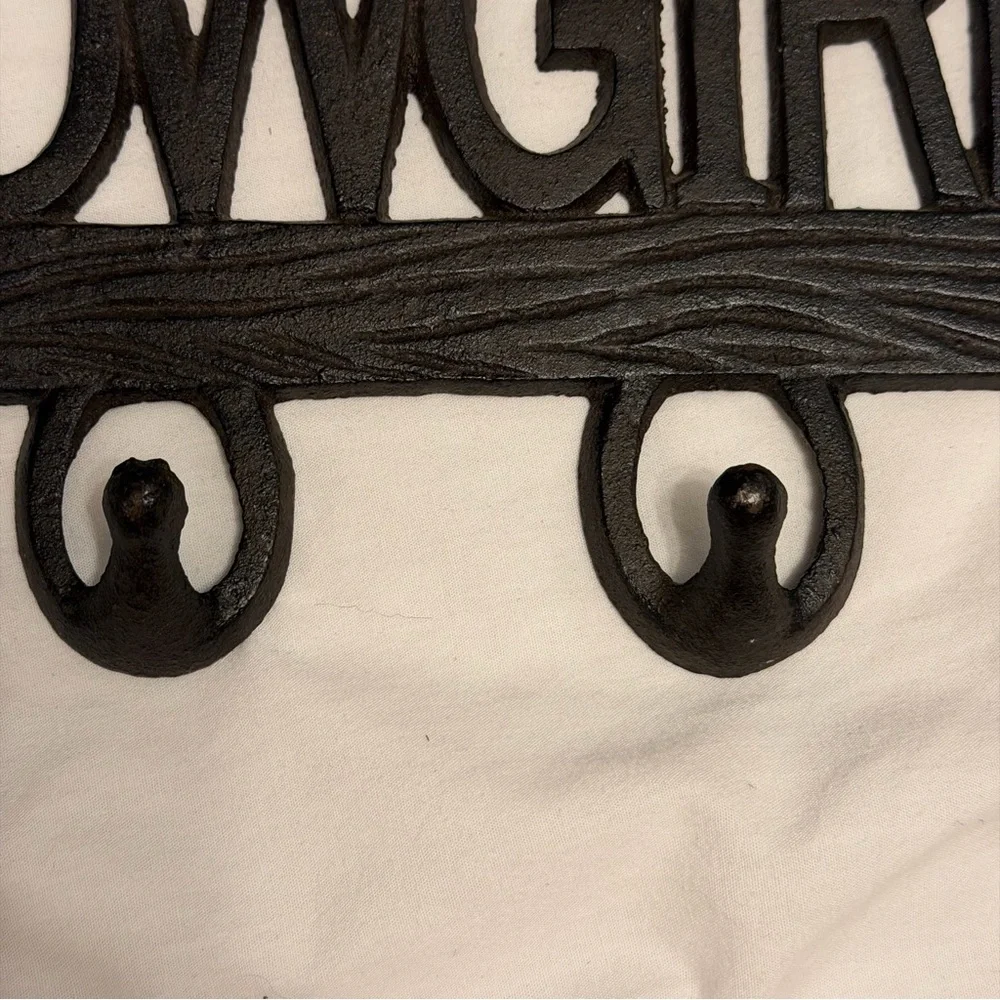 Cowgirl Wall Hook - Black